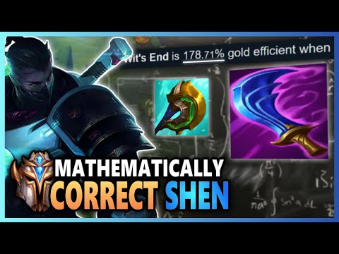 Challenger Urgot didn't expect this damage from a Shen (Mathematically Correct Build)