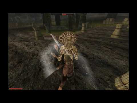 Gothic 2 DNDR Walkthrough German - 63 - Weidenplateau, nächstes Ornament-Bruchstück, Goblin-Skelette