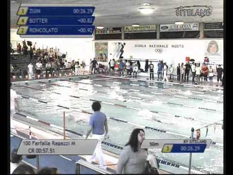 Serie 1 dei 100 Farfalla Ragazzi Maschi - 16 Memorial Chiara Giavi