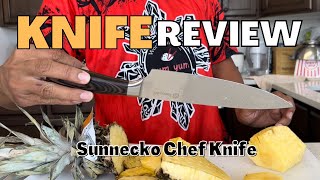 Is The Sunnecko Chef Knife Worth Buying? (Knife Review)  🔪