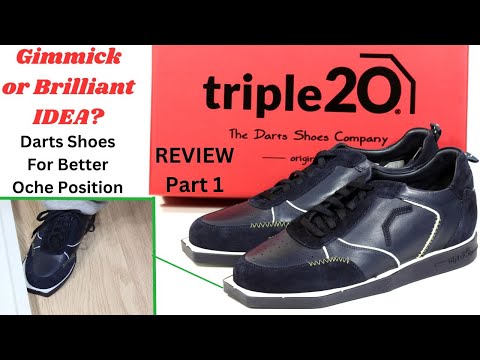 Triple 20 Darts Shoes Review Part 1 Gimmick or brilliant idea?