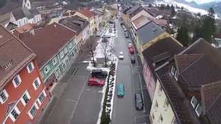 preview picture of video 'RKM LokalTV - Obervellach Hauptplatz bei schlechtem Wetter ;)'