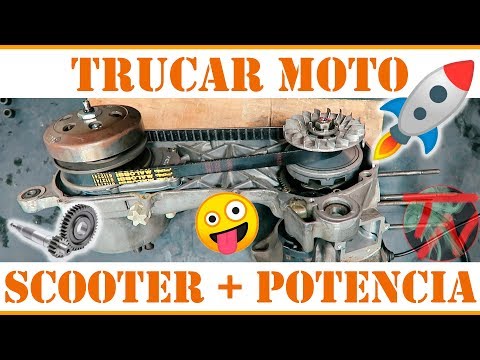 Aumentar FUERZA ACELERACION y VELOCIDAD de una SCOOTER ( Mas Potencia 🤖 Trucar Moto ) 🛵🚀