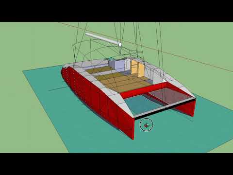 Homemade 20ft Catamaran building. Part 1