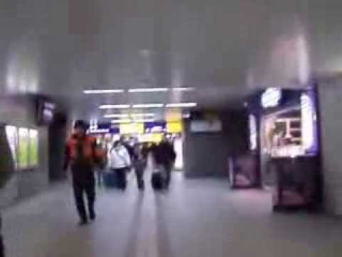 Der Hauptbahnhof in Magdeburg am Sonntag den 8.12.2013