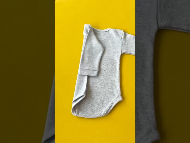Tutorial: Como dobrar bodies, simples e fácil! #graodegente #lojadebebe #enxovaldebebe #bodies
