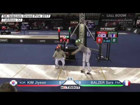 FE F S Individual Soul KOR Grand Prix 2017 T32 16 yellow BALZER FRA vs KIM KOR