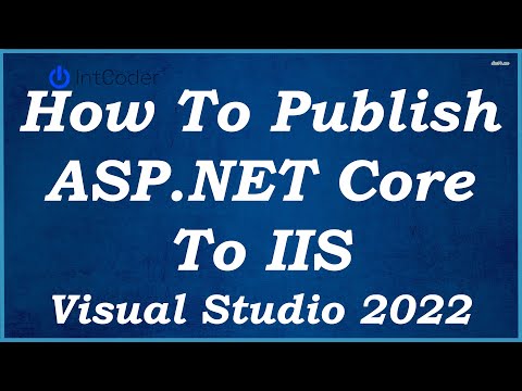 How To Publish ASP.NET Core Web API to IIS