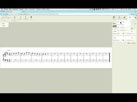 Noteflight Lektion 8 - Wiedergabe (Play), Mischpult (Mixer)