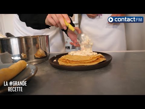 LA #GRANDE RECETTE CONTACT FM - CRÊPES FOURRÉES