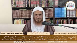 صورة 16 - ما روي عن المأثور عن السلف... ( 2 ) - أصول اعتقاد أهل السنة - الشيخ سعد الحضيري