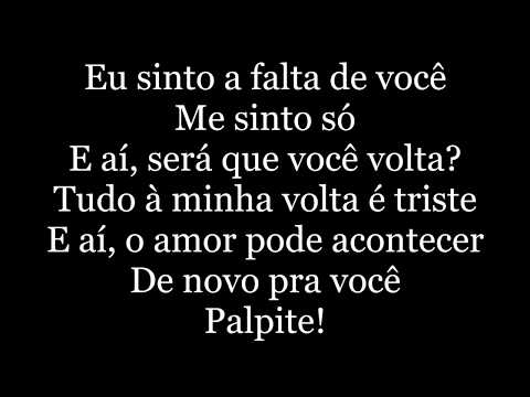 Vanessa Rangel - Palpite (letra)