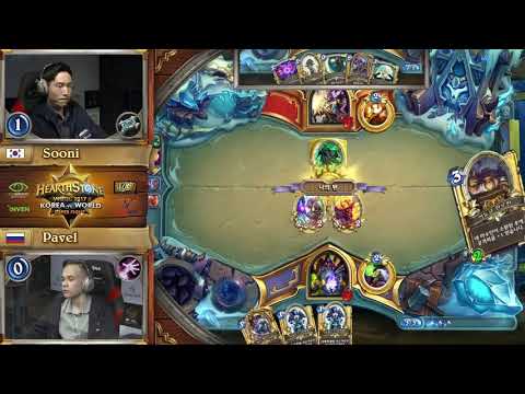 Hearthstone   Hearthstone Korea vs World FINAL Sooni vs Pavel