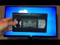 Demonstration On My Mitsubishi VCR On My Black Cauldron 1998 VHS Version 1
