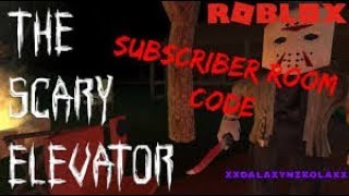 Roblox Code Horror Elevator