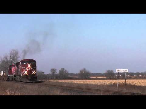 CP 158 east at Belle River. Nov 17 2010