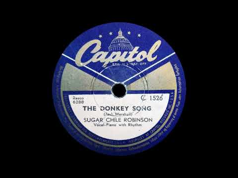 The Donkey Song - Sugar Chile Robinson - 1951