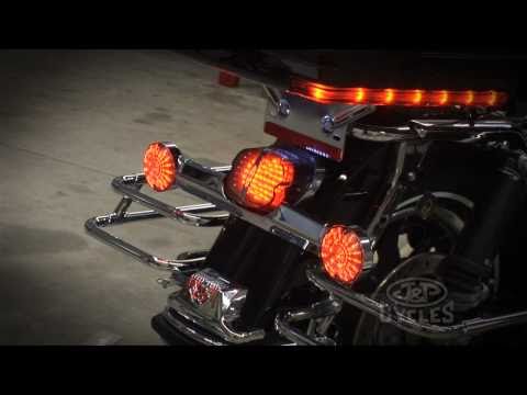 Kuryakyn Panacea Rear Flat Style LED Turn Signal Insert Installation by J&P Cycles