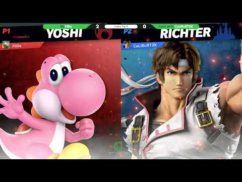 Super Smash Bros. Ultimate: CaLiBuRT3K (Richter) V Fillie (Yoshi) - Synthesis Online 66