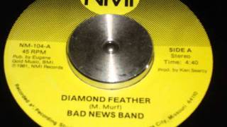 BAD NEWS BAND DIAMOND FEATHER