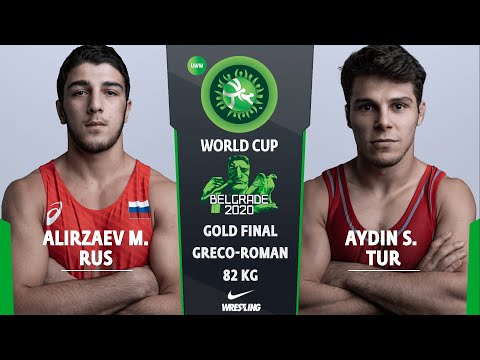 GOLD GR - 82 kg: M. ALIRZAEV (RUS) v. S. AYDIN (TUR)