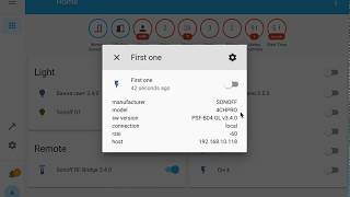 Control Sonoff Devices with eWeLink firmware over LAN from Home Assistant