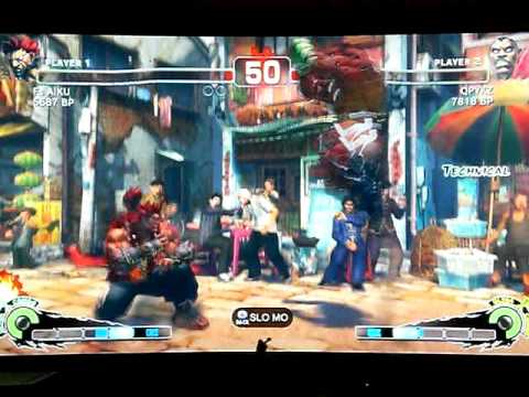 Fs AIKU [Gouki] vs QPYKZ [Balrog] SUPER STREET FIGHTER 4 - Japanese Online Ranked Matches