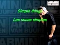 Armin van Buuren Feat Justine Suissa - Simple Things Letra + Subtitulos
