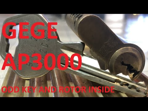 GEGE AP3000 Interesting key with interactive rotor