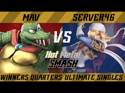 Hot Metal Smash #12 Winners Quarters - Mav (K. Rool) vs. Server46 (Sheik) - SSBU