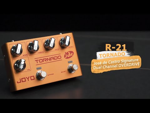 JOYO R-21 Tornado Dual Channel Overdrive Preamp Jose de Castro Signature Pedal image 5