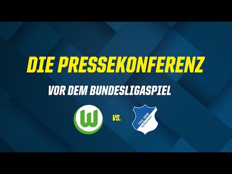 Die Pressekonferenz vor dem Bundesligaspiel beim VfL Wolfsburg