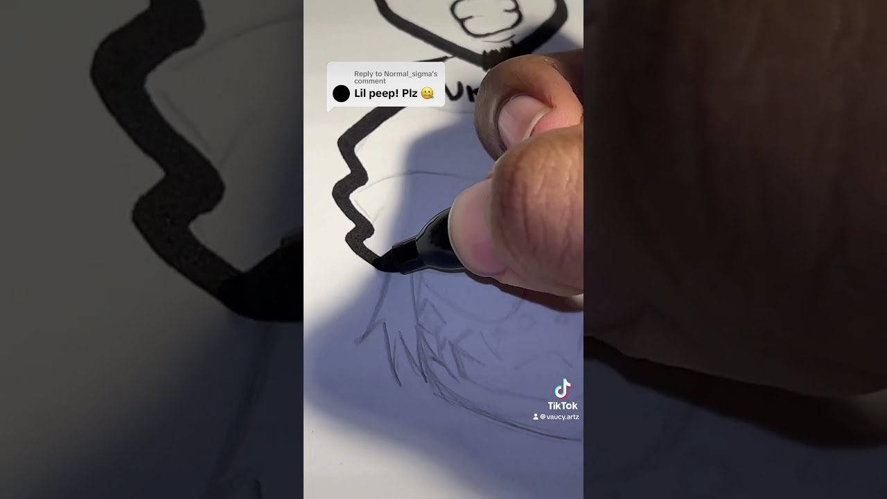 DRAWING LIL PEEP INTO A CARTOON CHARACTER!!! #lilpeep #art #artist #draw #drawing #sketchbook