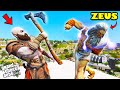 Franklin Found KRATOS To Fight ZEUS GOD OF MONSTERS in GTA 5 | SHINCHAN and CHOP