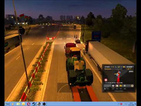 ETS 2 mit Promod Map und Rus Map - Schwerlast Warschau Minsk