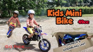 Download lagu Kids Mini Bike 49cc - Openbox,Assembling & Ride Test mp3
