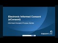Thumbnail for video with the title: Electronic Informed Consent Training
