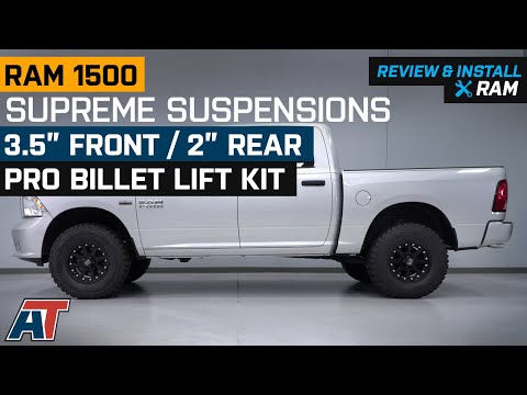 2009-2018 Ram 1500 Supreme Suspensions 3.5" Front / 2" Rear Pro Billet Lift Kit Review & Install