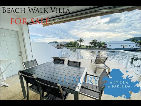 Beach Walk Villa For Sale  - End unit in Jolly Harbour