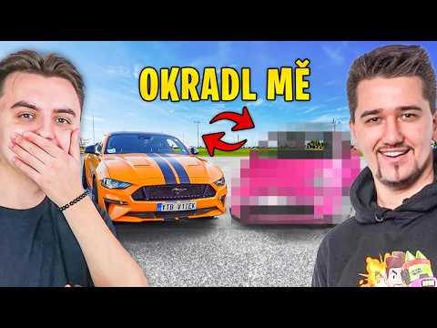 Vyměnil jsem si Auto s YouTuberem na 24 Hodin! (dal mi kradený auto)