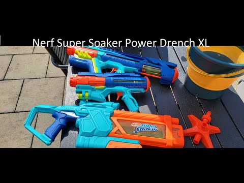Nerf Super Soaker Power Drench XL --- 14 Meter REICHWEITE !!! [Vorstellung + Reichweitentest]