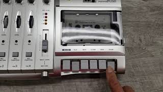 Video thumbnail for Tascam MF-P01 4-Track Portastudio Cassette Recorder by Beyond Soup by Jaed Arzadon