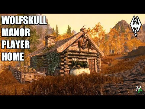 WOLFSKULL MANOR: Beautiful Player Home- Xbox Modded Skyrim Mod Showcase
