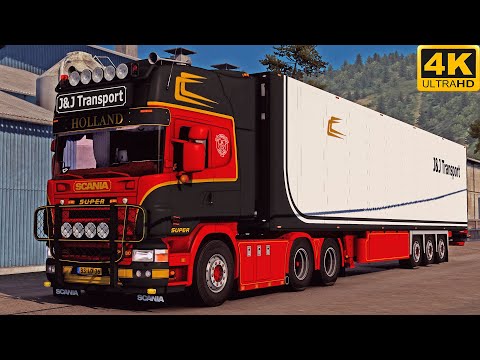 [G29] ETS2 (4K 60FPS) | POMEZANIA | SCANIA 164L 480 V8 | GROBELNO - MALBORK KAŁDOWO