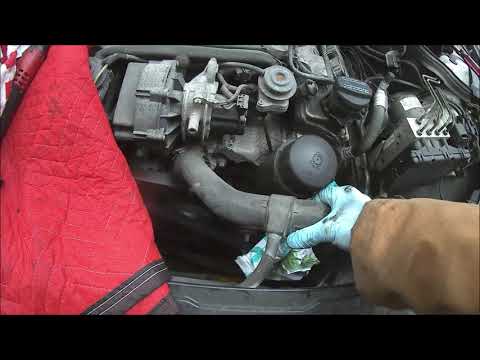 Mercedes M112 V6, M113 V8 power steering pump replacement   w203 shown