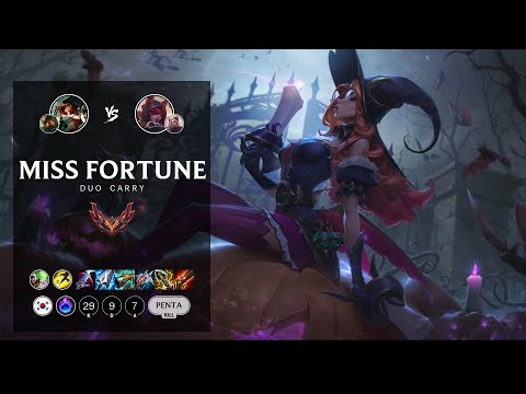 Miss Fortune ADC vs Xayah - KR Grandmaster Patch 12.7