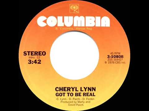 1979 HITS ARCHIVE: Got To Be Real - Cheryl Lynn (stereo 45--#1 R&B hit--shorter version)
