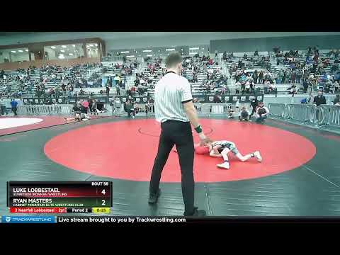 53 Lbs Semifinal - Luke Lobbestael, Sunnyside Ironman Wrestling Vs Ryan Masters, Cabinet Mountain
