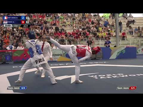 323 Quarterfinals WOMEN W  67KG FRA WIET HENIN M  SRB PERISIC A