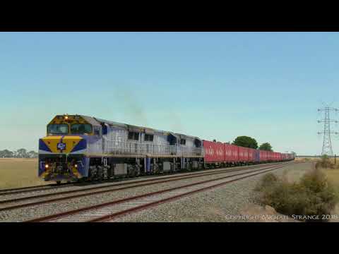 SCT "Dooen" Container Freight with VL Class Locomotives - PoathTV Australian Trains & Railways 2017